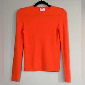 Orange Crew Neck Sweater